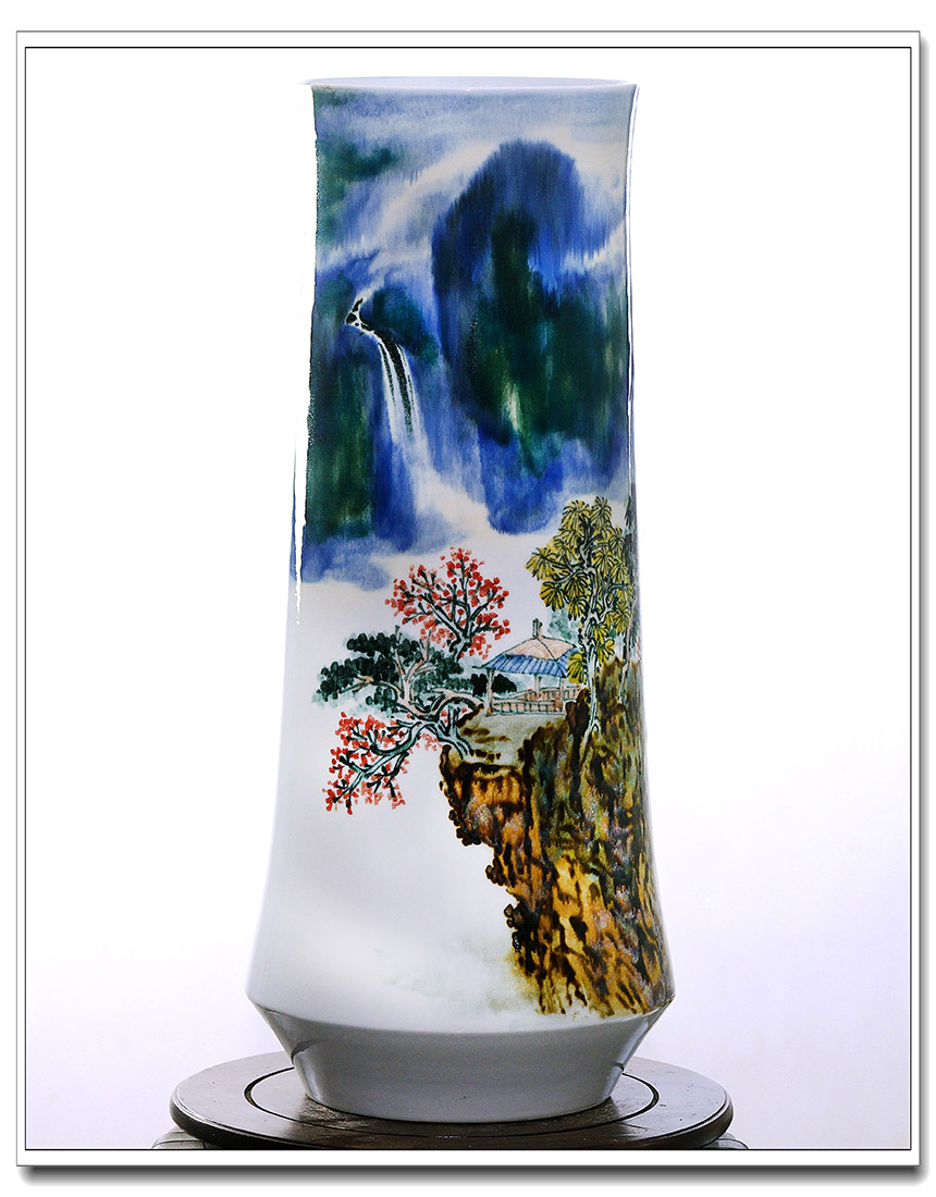 窑变凝宋元 泼墨绘山河——梁昱鉴赏文化品